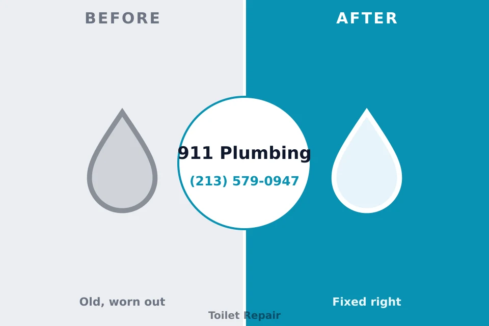 Before and after: plumbing repair Phillipsburg, NJ